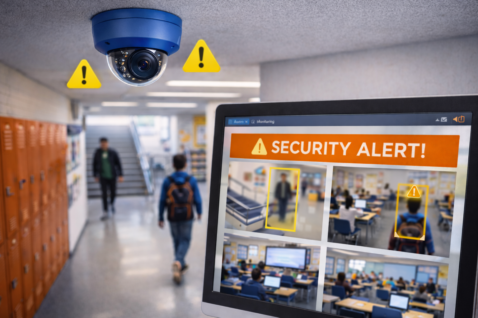 Modern classroom technology in action